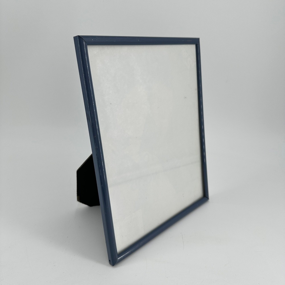 Intercraft Navy Blue Metal 8x10 Picture Frame Minimalist Tabletop Display